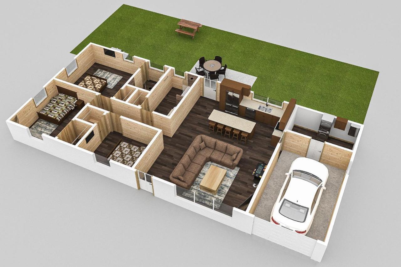 The Brick House: Brand New! 3 Bedroom Home With Private Driveway Pigeon Forge Esterno foto
